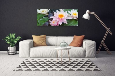 Photo sur toile Fleurs floral jaune rose