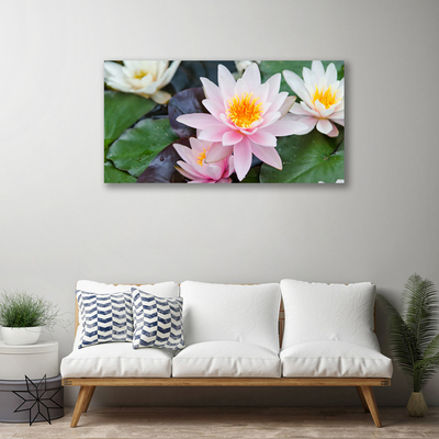 Photo sur toile Fleurs floral jaune rose