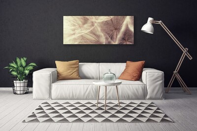 Photo sur toile Pissenlit floral gris