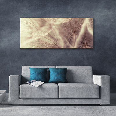 Photo sur toile Pissenlit floral gris