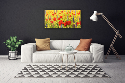 Photo sur toile Fleurs floral rouge violet