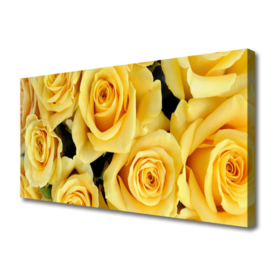 Photo sur toile Roses floral jaune