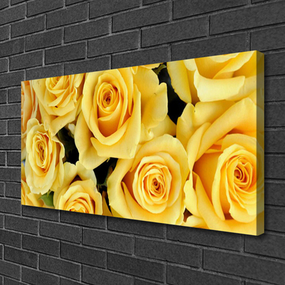 Photo sur toile Roses floral jaune