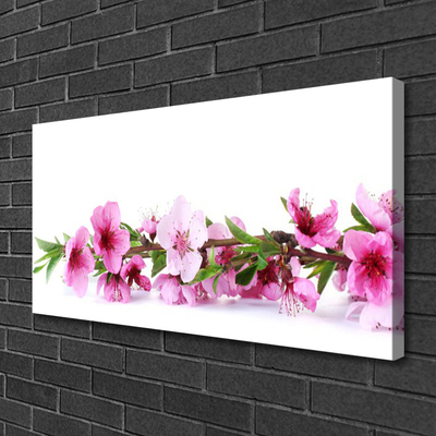 Photo sur toile Fleurs floral rose vert