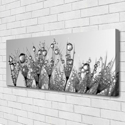 Photo sur toile Abstrait floral gris