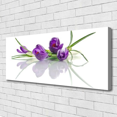 Photo sur toile Fleurs floral rose vert