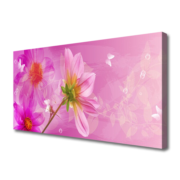 Photo sur toile Fleurs floral rose