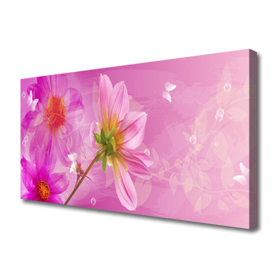 Photo sur toile Fleurs floral rose