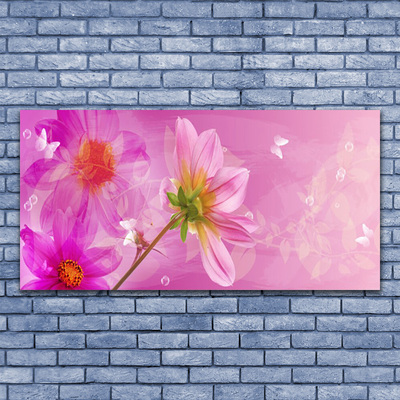 Photo sur toile Fleurs floral rose