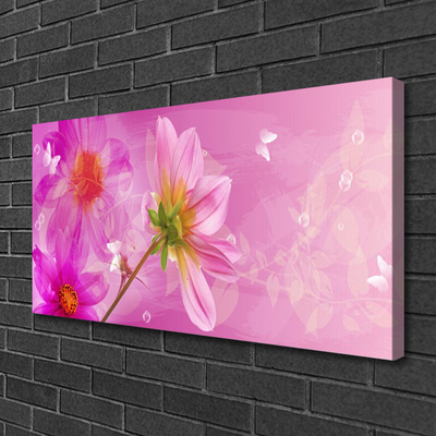 Photo sur toile Fleurs floral rose