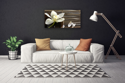 Photo sur toile Fleur floral blanc