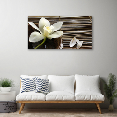 Photo sur toile Fleur floral blanc