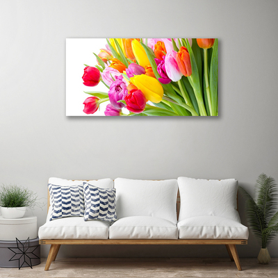 Photo sur toile Tulipes floral multicolore