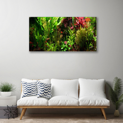 Photo sur toile Plantes nature vert orange