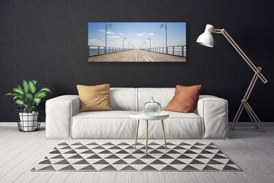 Photo sur toile Pont architecture brun gris