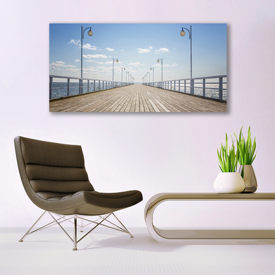 Photo sur toile Pont architecture brun gris