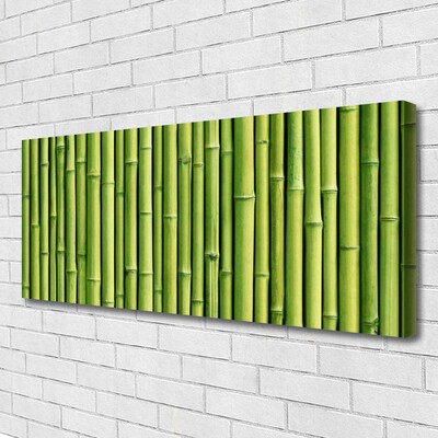 Photo sur toile Bambou floral vert