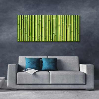 Photo sur toile Bambou floral vert