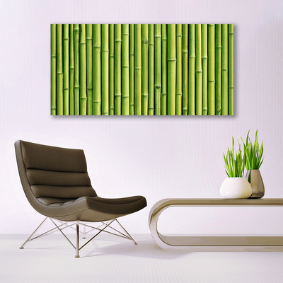 Photo sur toile Bambou floral vert