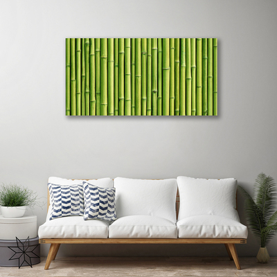 Photo sur toile Bambou floral vert