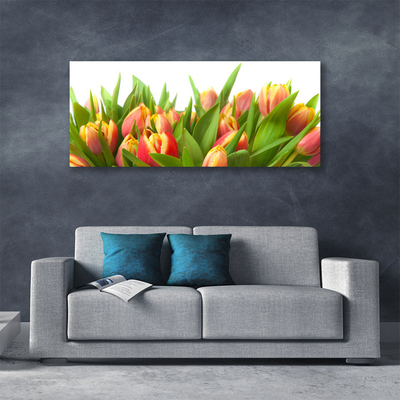 Photo sur toile Tulipes floral orange jaune