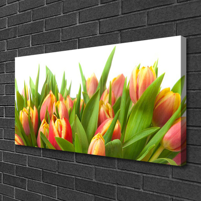 Photo sur toile Tulipes floral orange jaune