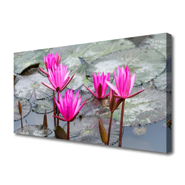 Photo sur toile Fleurs floral rouge