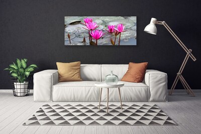 Photo sur toile Fleurs floral rouge