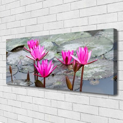 Photo sur toile Fleurs floral rouge