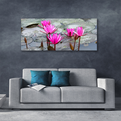 Photo sur toile Fleurs floral rouge