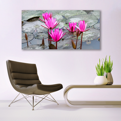 Photo sur toile Fleurs floral rouge