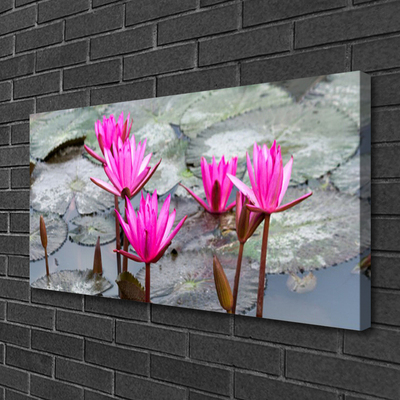 Photo sur toile Fleurs floral rouge