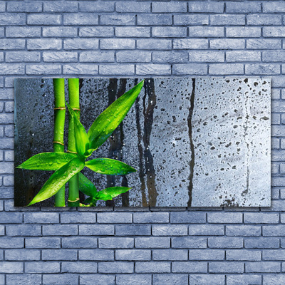 Photo sur toile Bambou floral vert