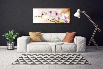 Photo sur toile Fleurs floral blanc rose