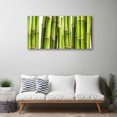 Photo sur toile Bambou floral vert