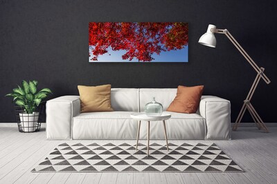 Photo sur toile Branches feuilles floral brun