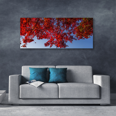 Photo sur toile Branches feuilles floral brun