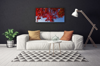 Photo sur toile Branches feuilles floral brun