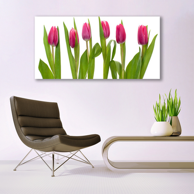 Photo sur toile Tulipes floral rouge