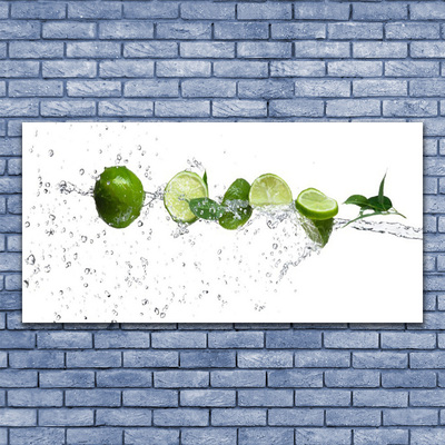 Photo sur toile Citron vert lime eau cuisine vert