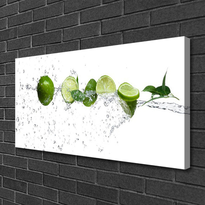 Photo sur toile Citron vert lime eau cuisine vert