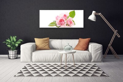 Photo sur toile Roses floral rose