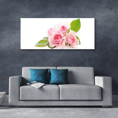 Photo sur toile Roses floral rose