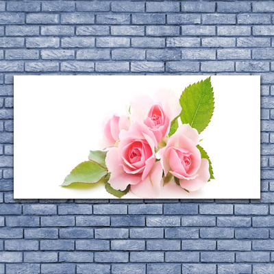 Photo sur toile Roses floral rose