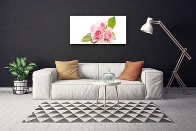 Photo sur toile Roses floral rose