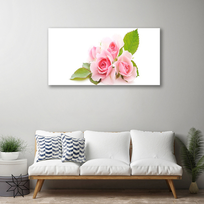 Photo sur toile Roses floral rose