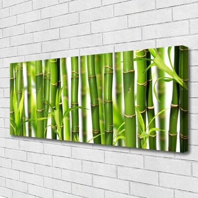 Photo sur toile Bambou floral vert