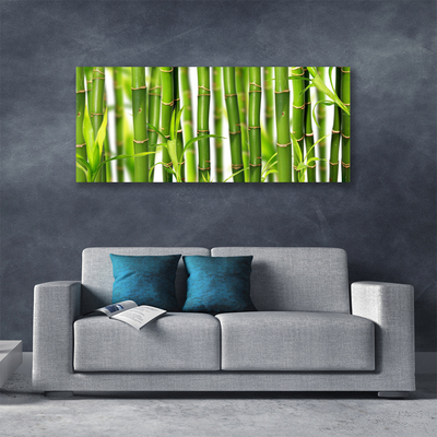 Photo sur toile Bambou floral vert