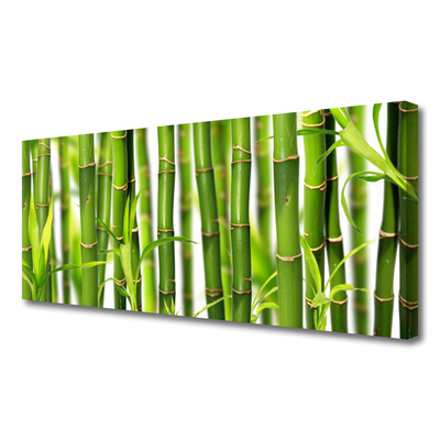 Photo sur toile Bambou floral vert