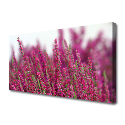 Photo sur toile Fleurs floral rouge vert